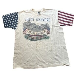 Vintage Mount Rushmore Shirt Mens XL South Dakota Graphic 90s Tee